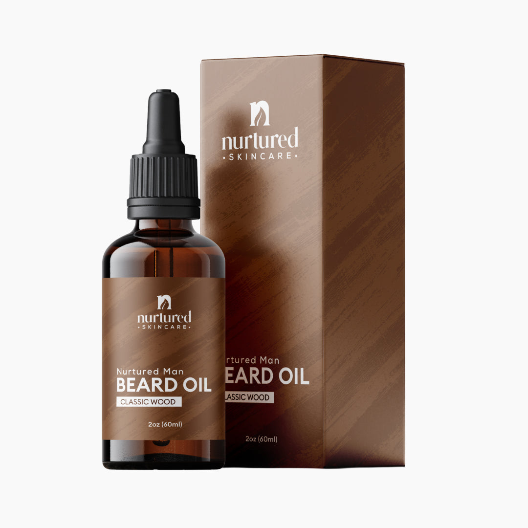 Classic Wood Beard Oil, Warm, Earthy, Masculine