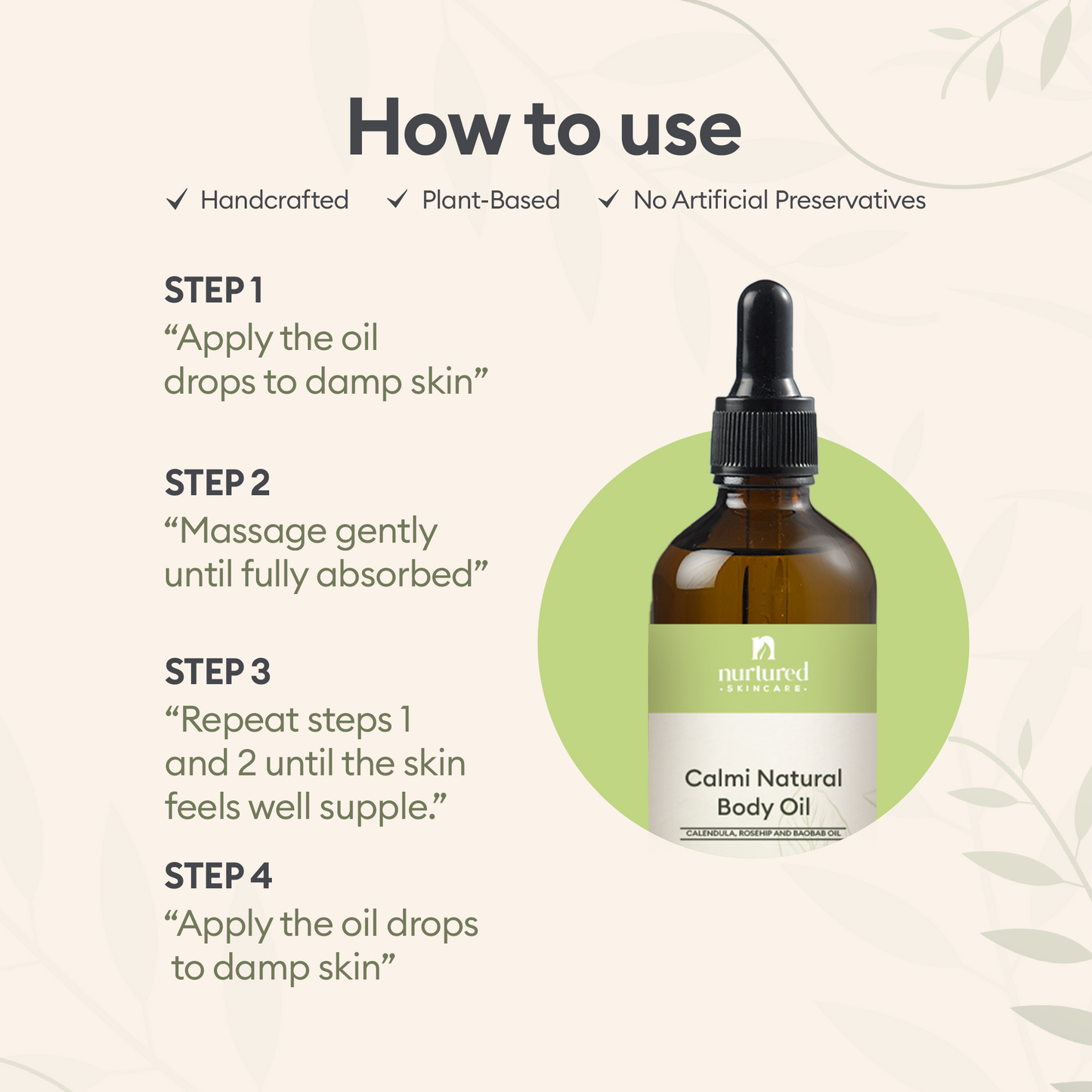 Calmi Natural Body Oil