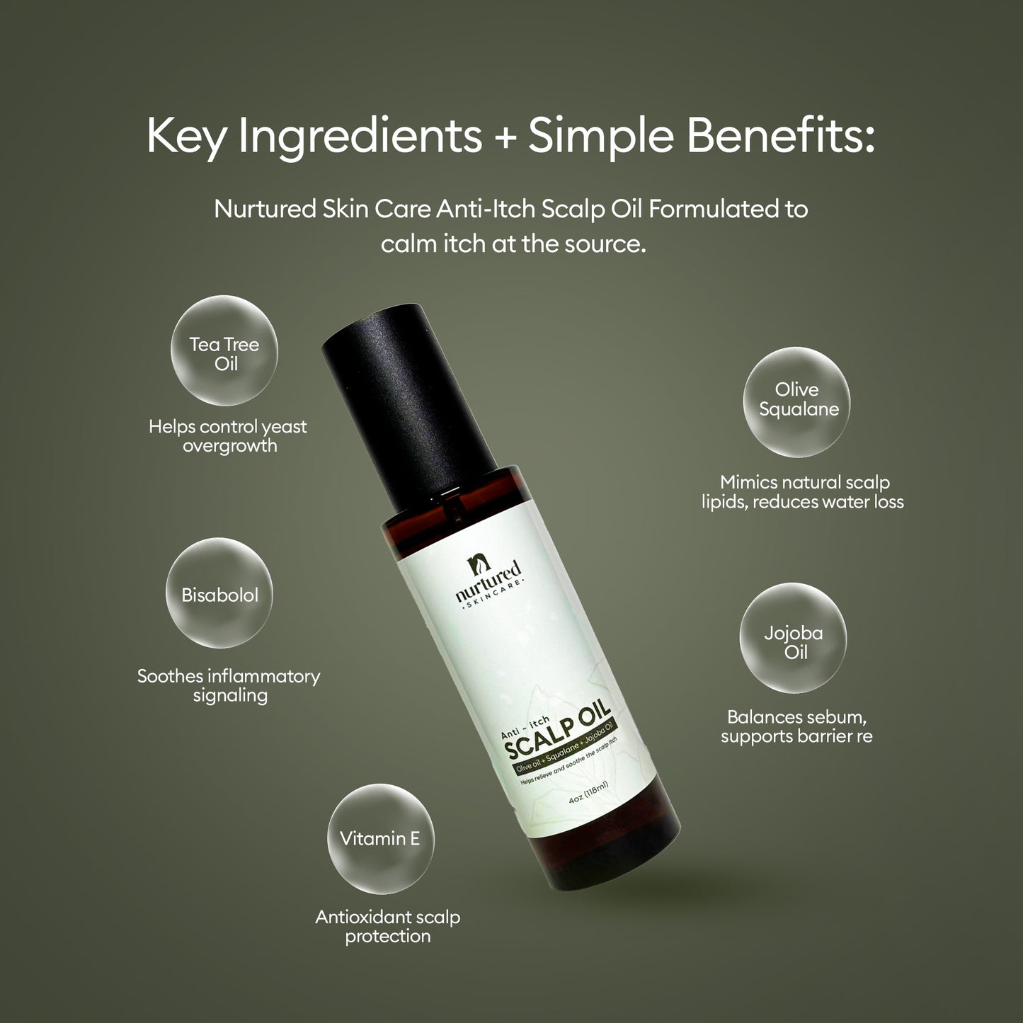 Anti-Itch Scalp Oil with Olive Squalene