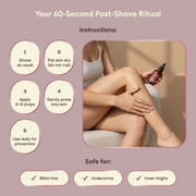 Feminine Aftershave Oil - Calm, Soothe & Reduce Bumps