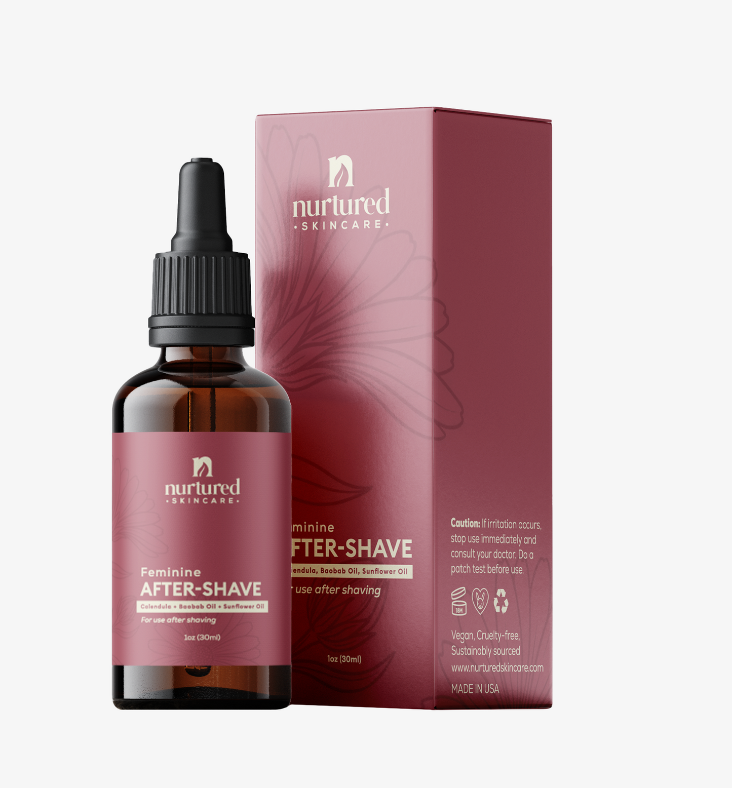 Feminine Aftershave Oil - Calm, Soothe & Reduce Bumps