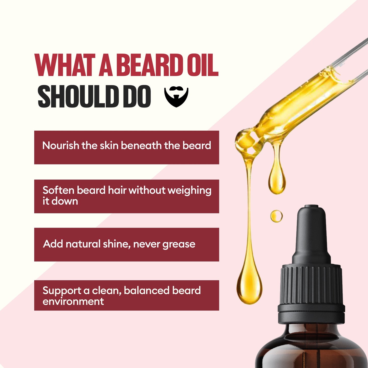 Dark Night Beard Oil, Night wear for a Softer, Full Beard