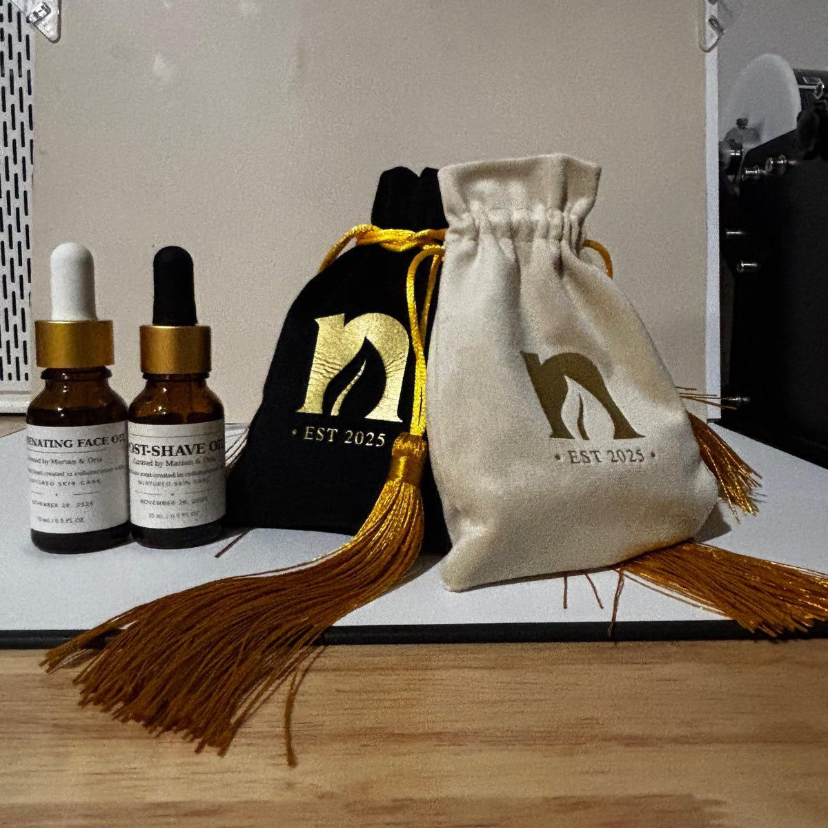 Nurtured Skincare wedding gift details